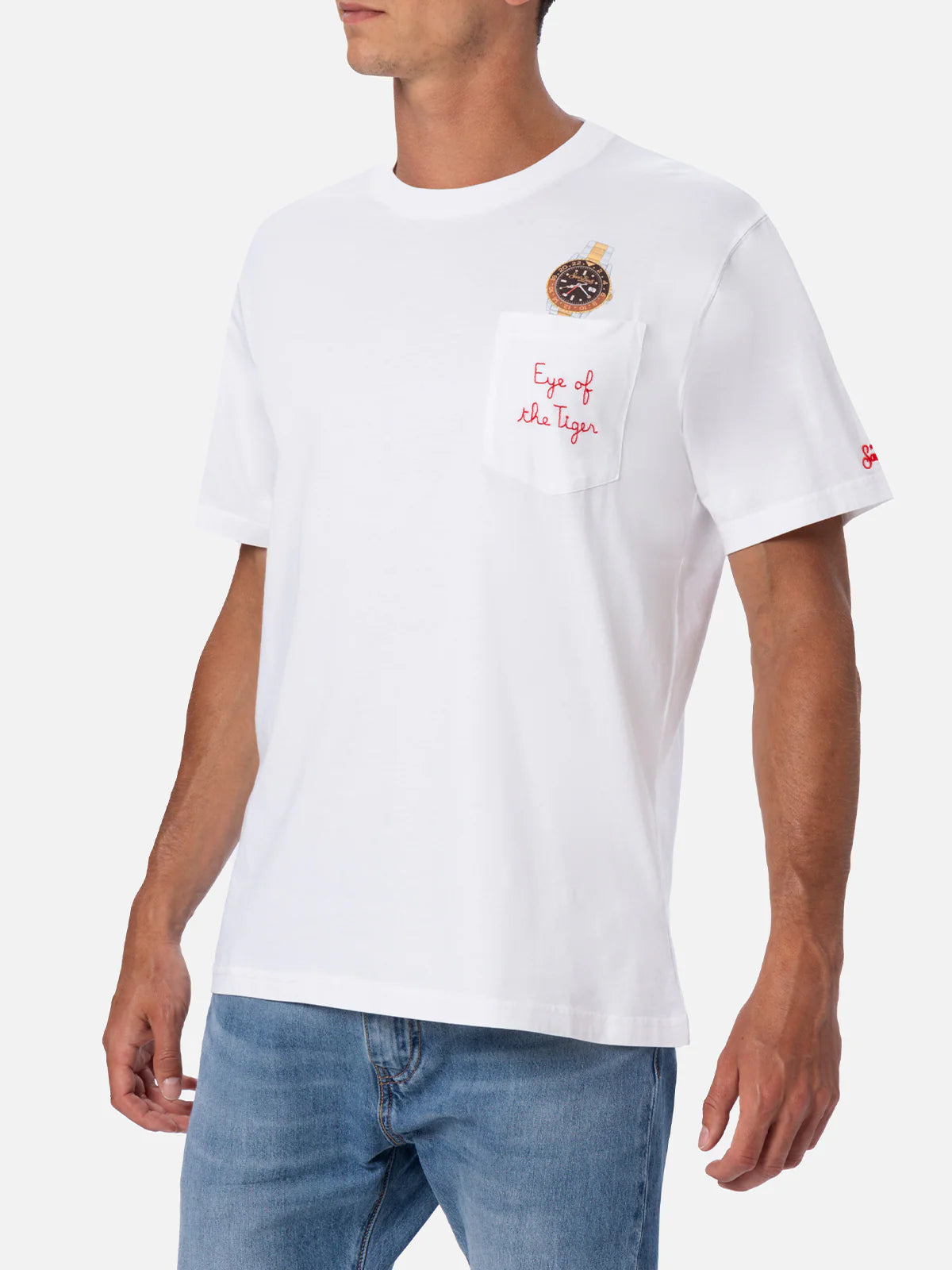 T-Shirt Eye tiger 01N EMB