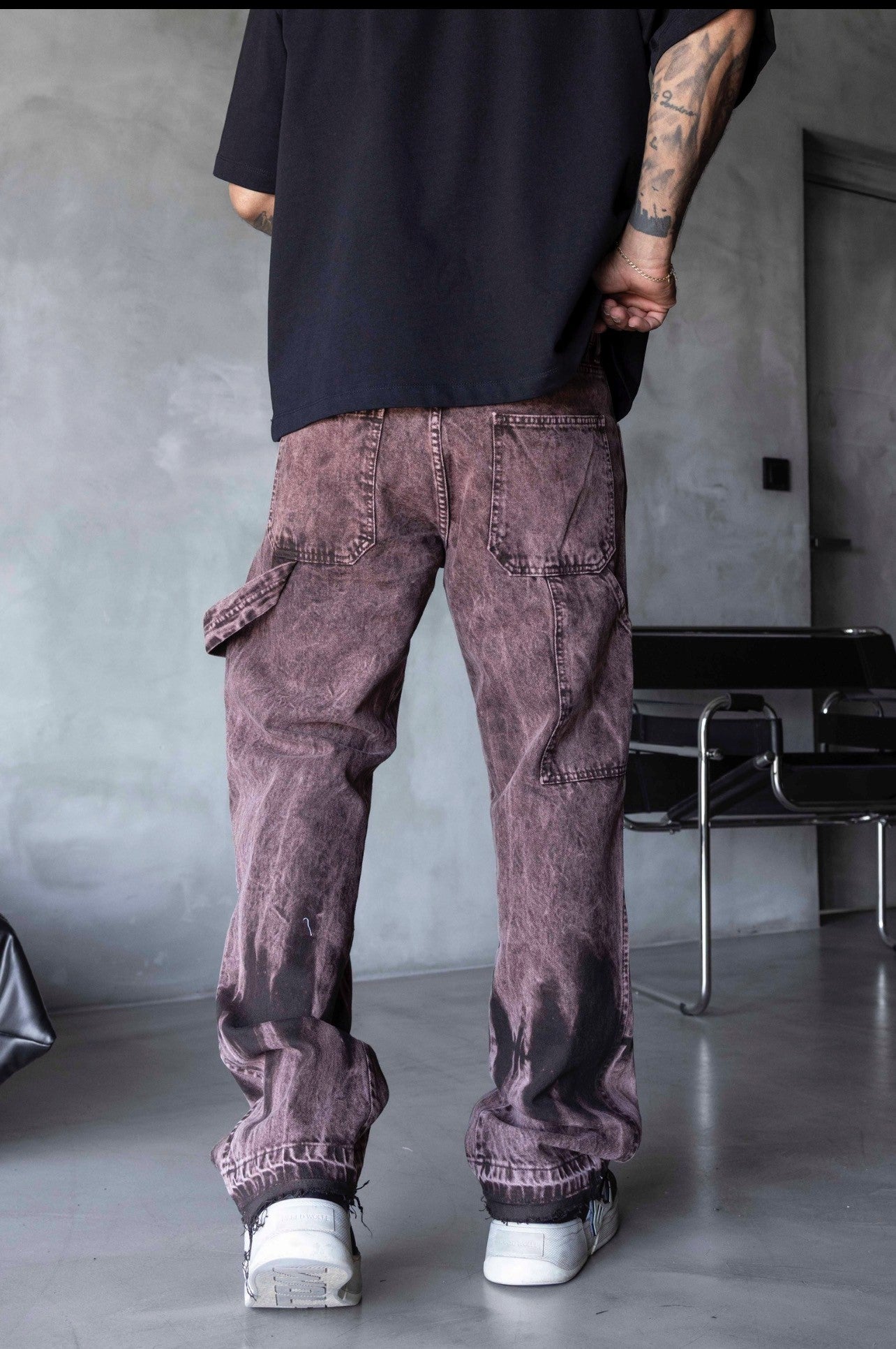 denim sfumato marrone