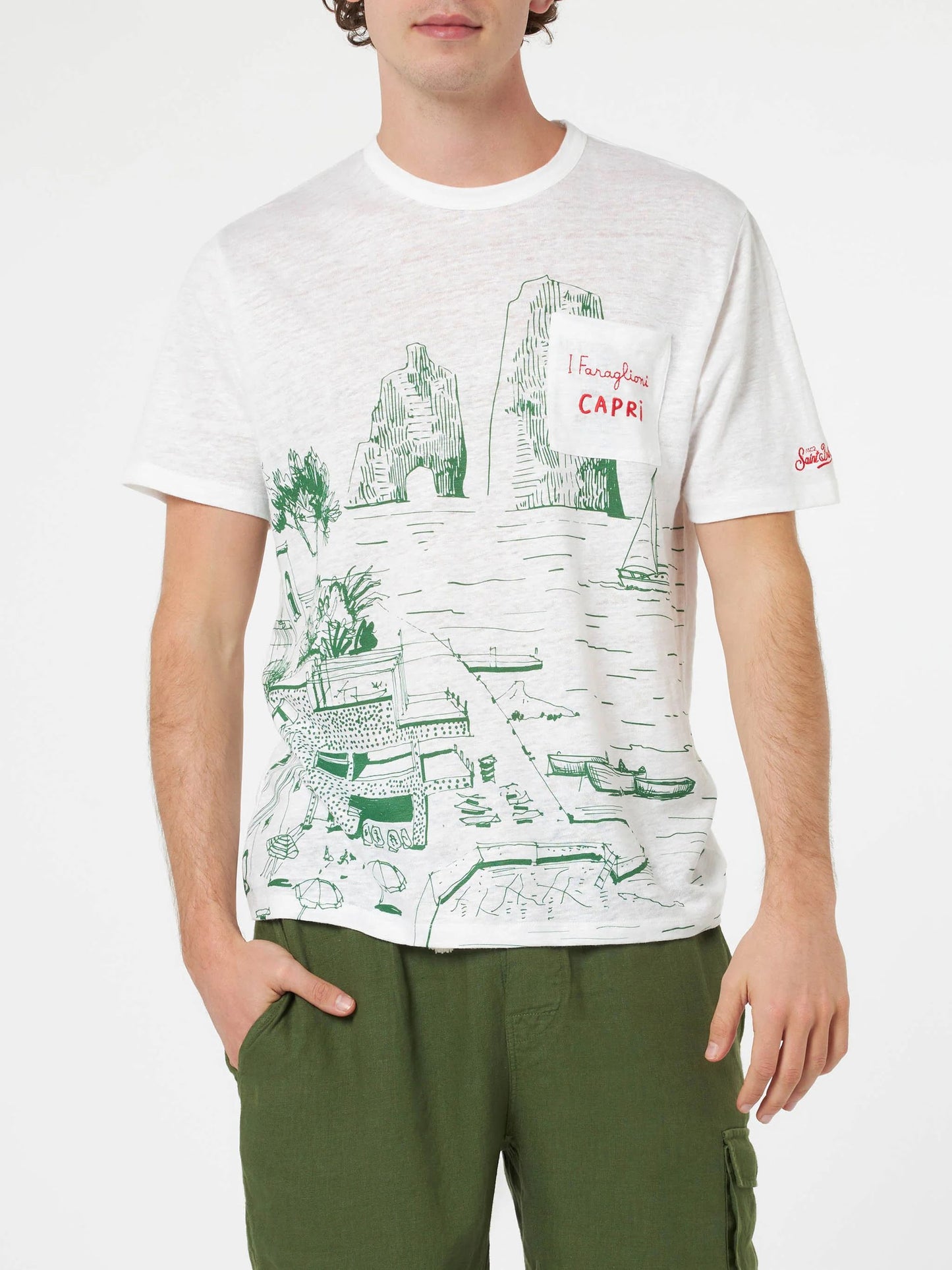 T-Shirt Faraglioni 01N EMB