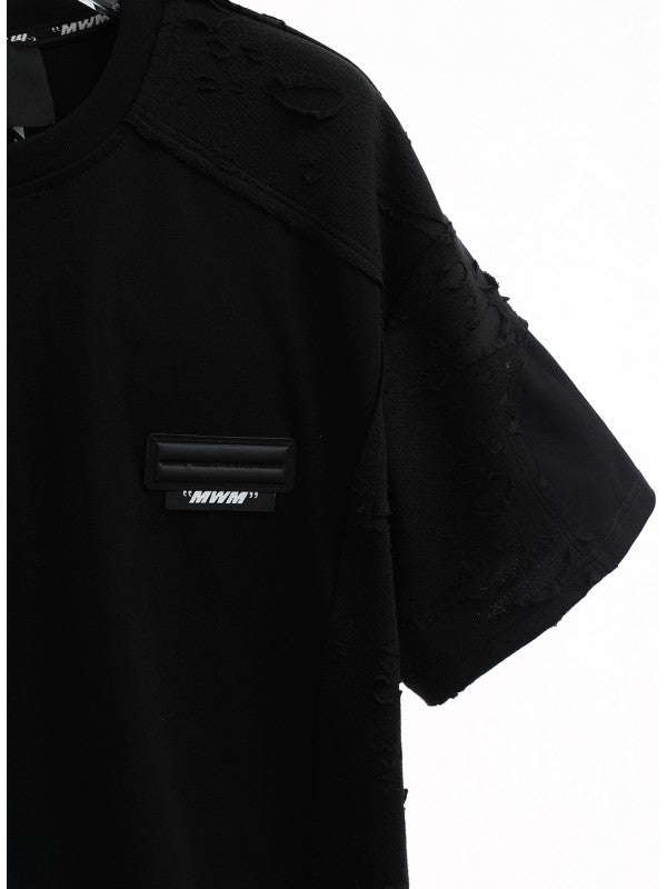 MW082020494 t-shirt con rotture mwm