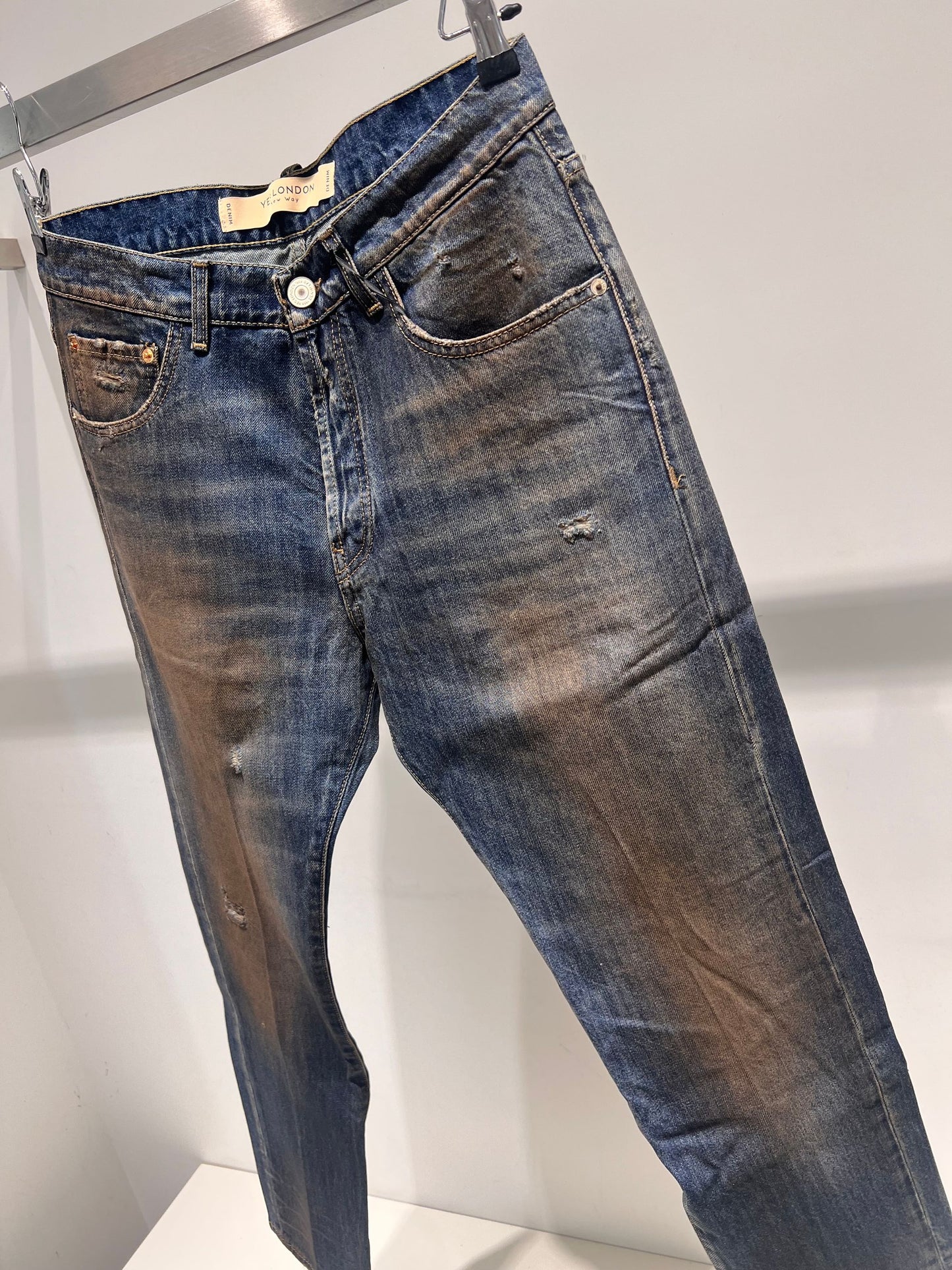 Denim boston sabbiato