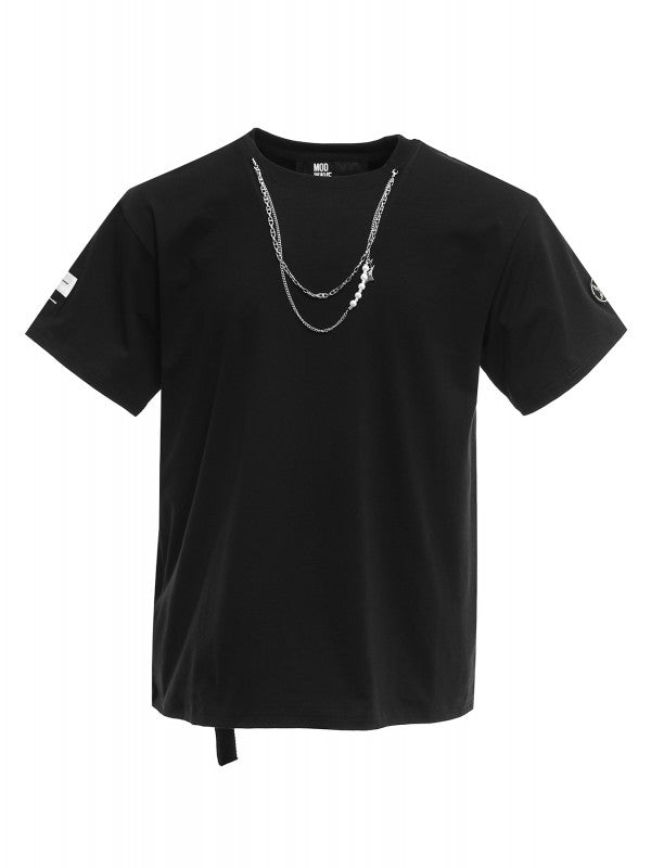 MW082020625 t-shirt con ali e collana mwm
