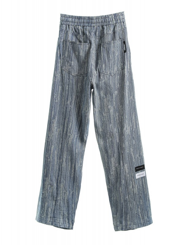 Denim con coulisse wide fit