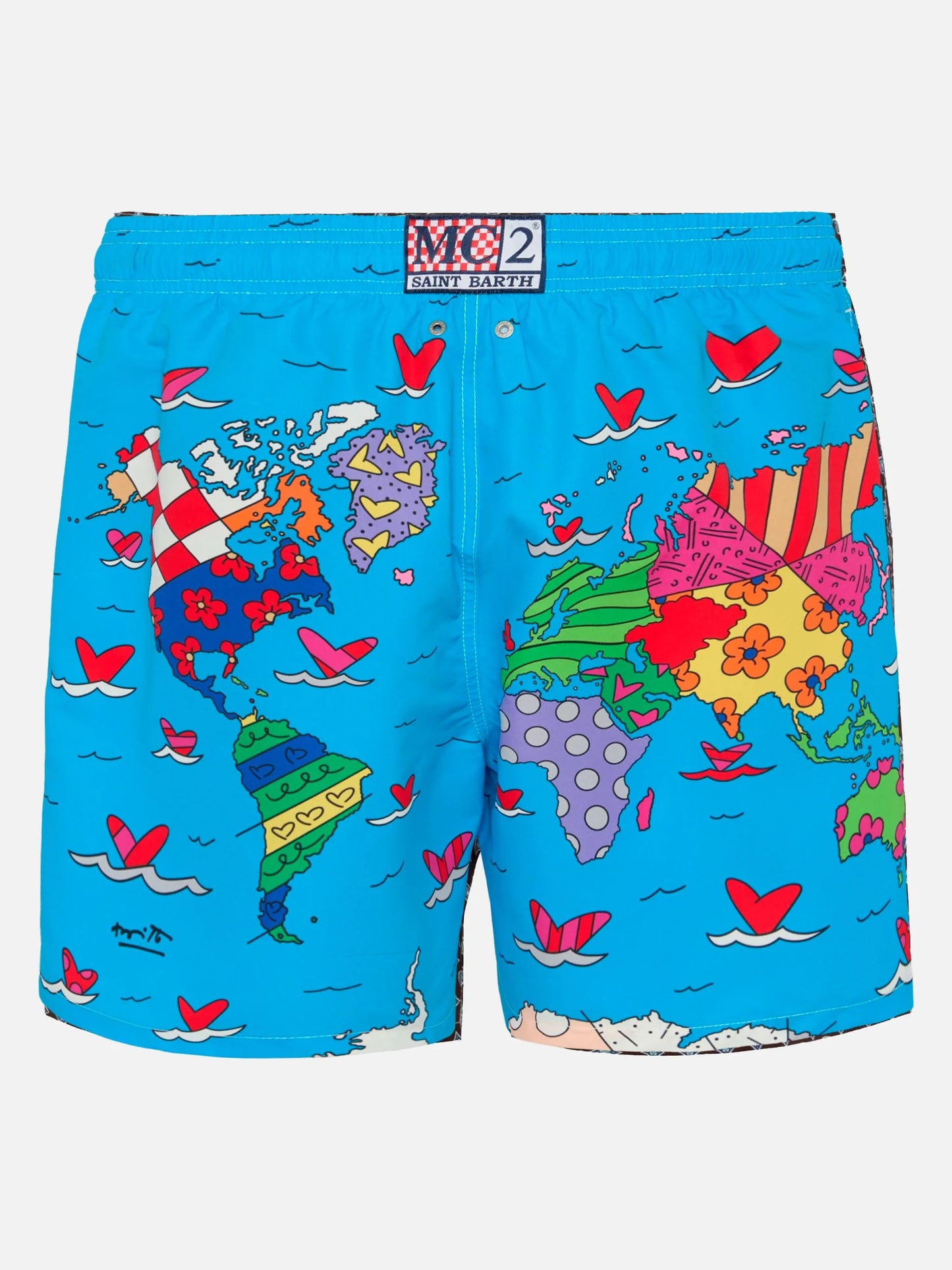 Gustavia placed print Britto World 32