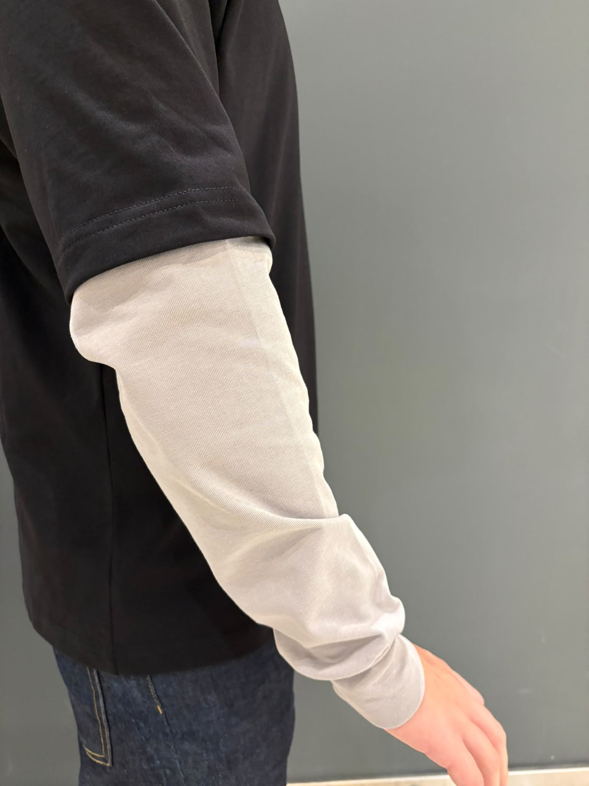 T-SHIRT MANICA DOPPIATA