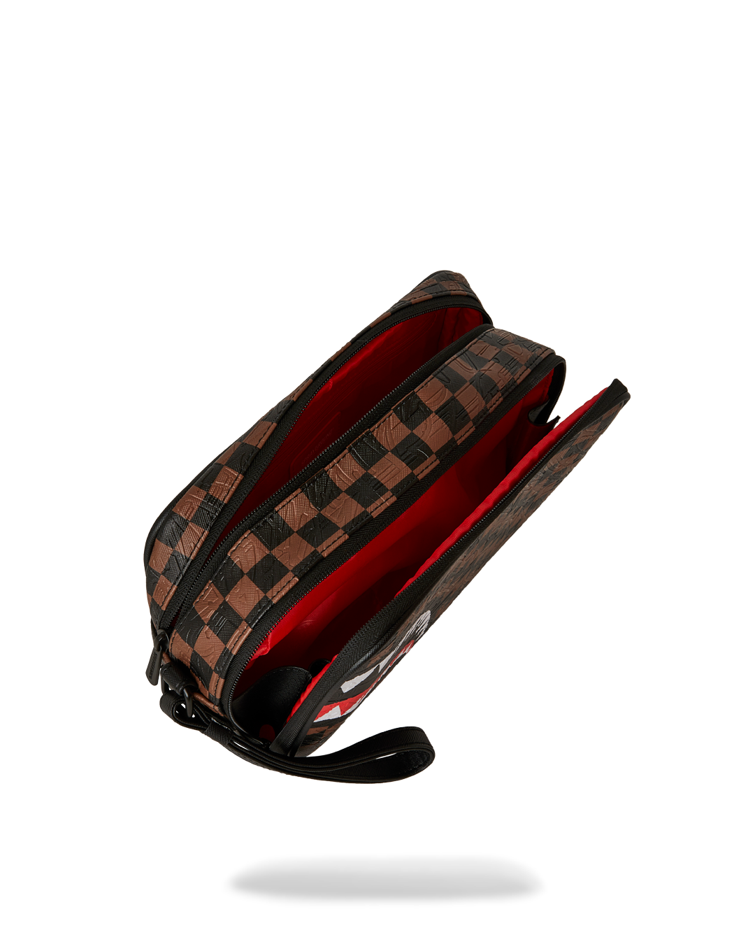 CHECK 2 EMBOSS TOILETRY BAG