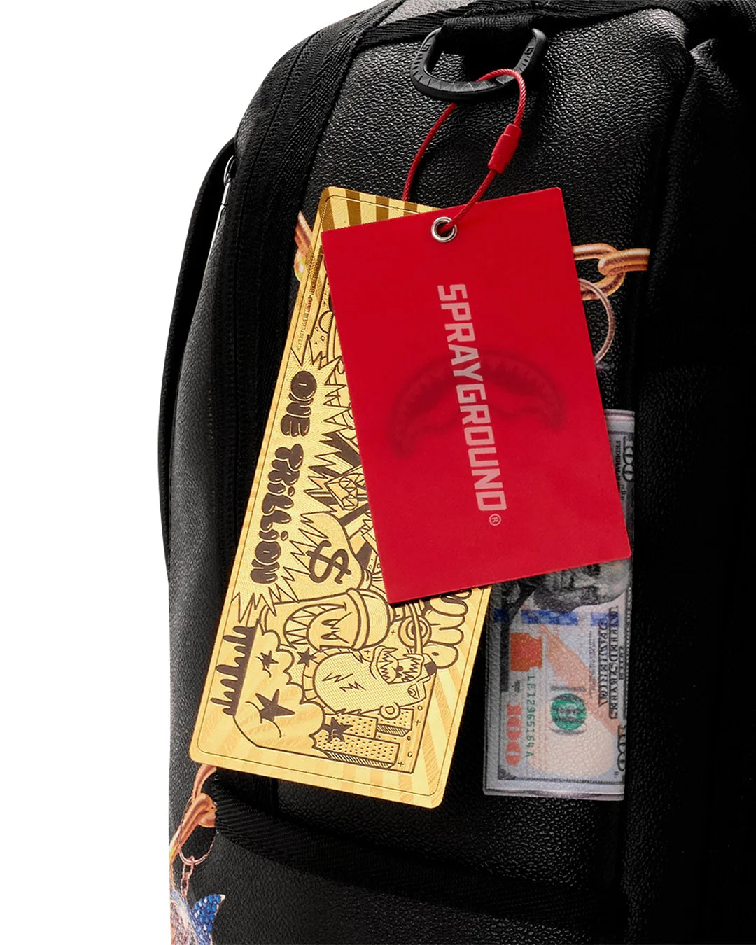 PRINTED HANGING STUFF BACKPACK