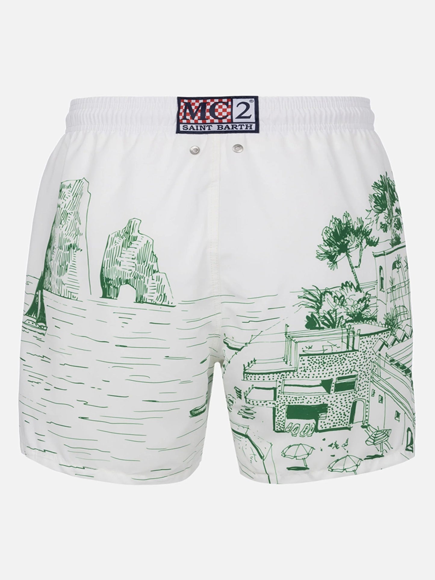 Gustavia placed print Faraglioni