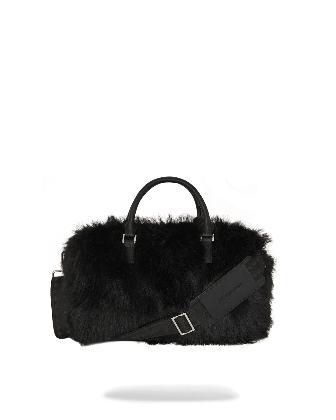 FUR CRAY BLACK MINI DUFFLE