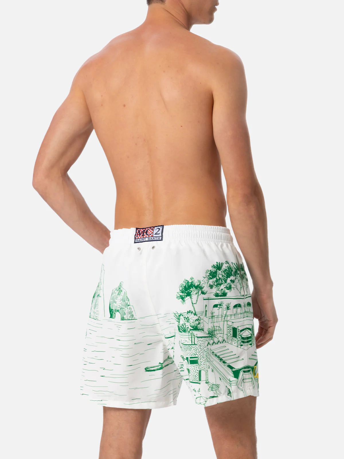 Gustavia placed print Faraglioni