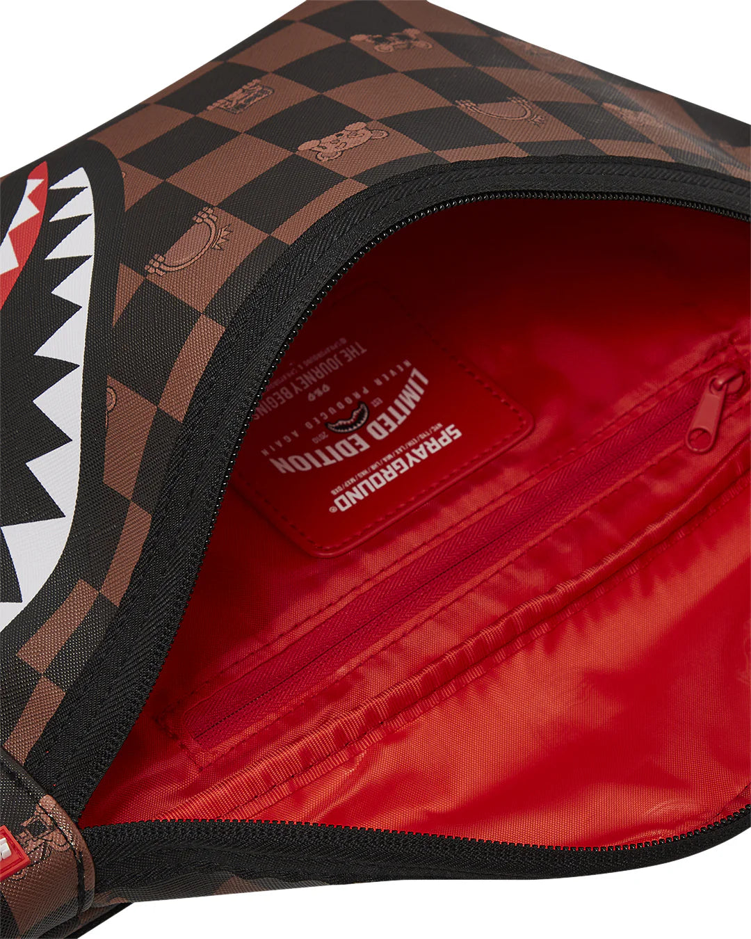 Peeking Character Check crossbody