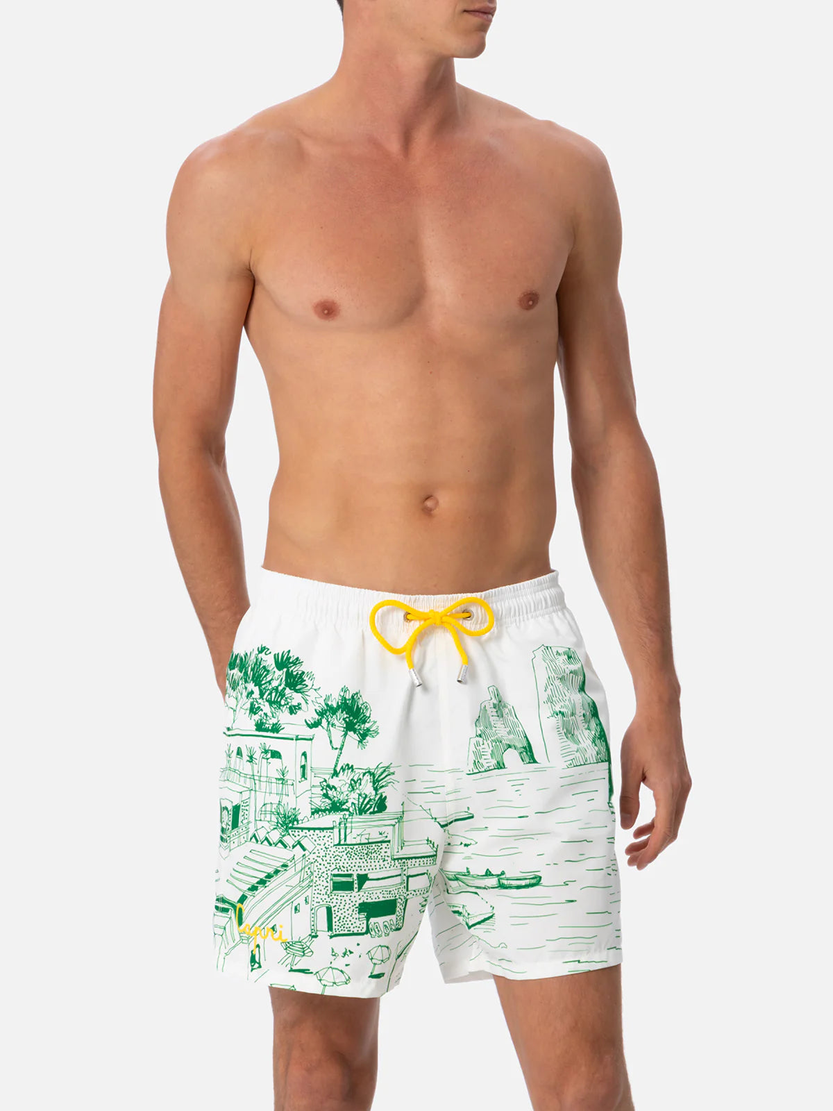 Gustavia placed print Faraglioni