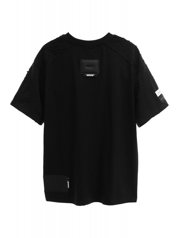 MW082020494 t-shirt con rotture mwm