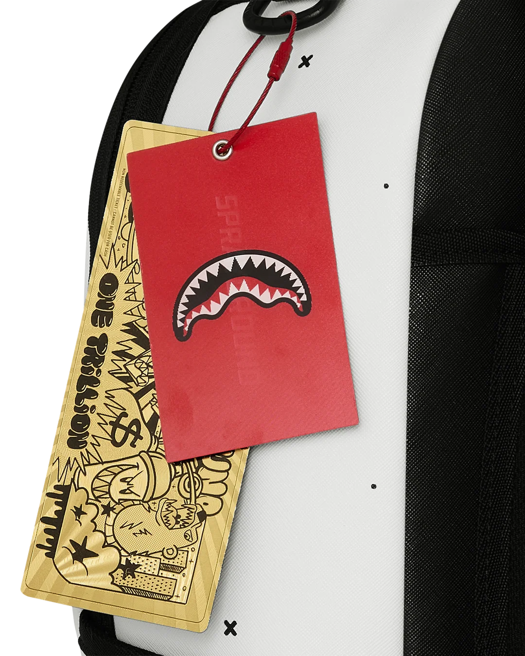 SHARK CENTRAL LIQUID CHROME BACKPACK