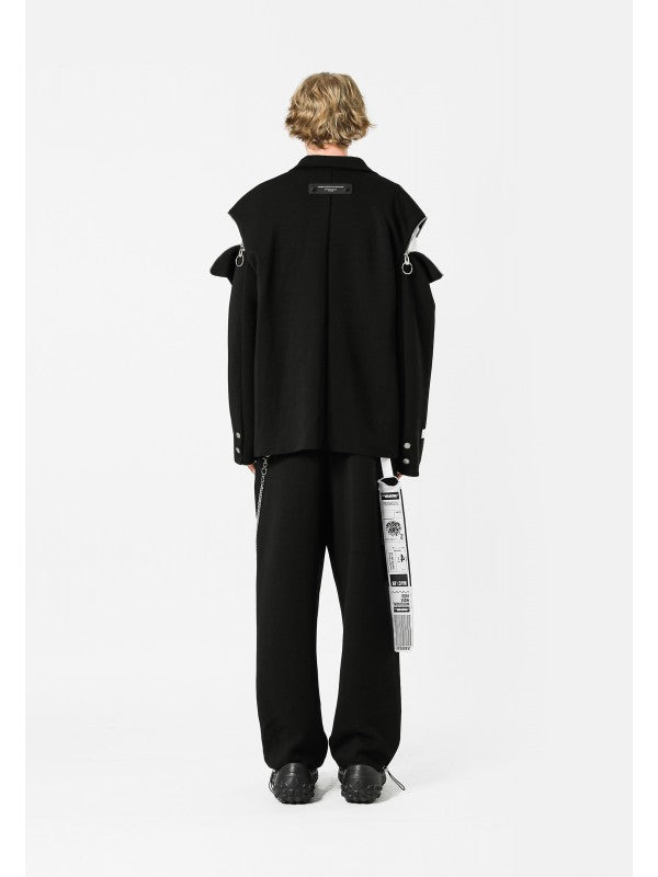 Giacca oversize con zip