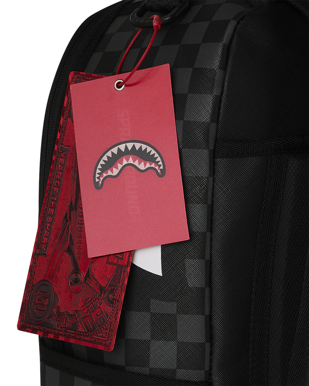SILVER SIDE DRIP BLACK CHECK DLXSV BACKPACK