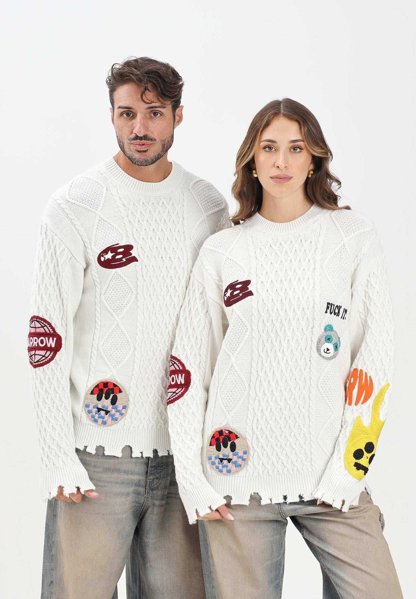 Maglione con patch