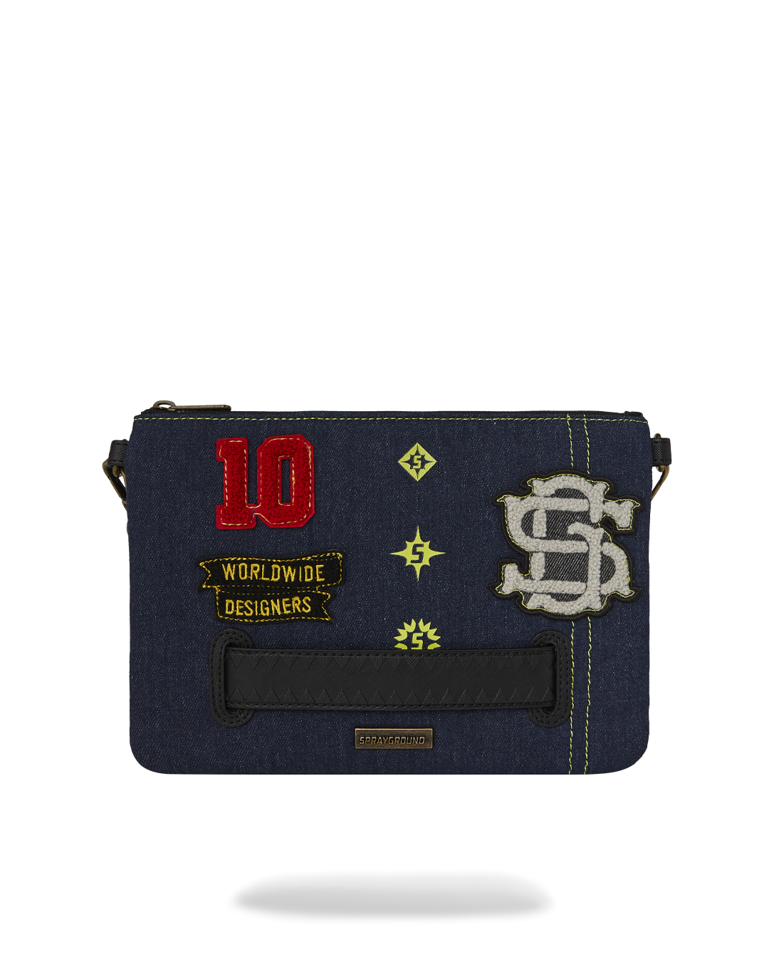 EVISU STYLE CROSSOVER CLUTCH