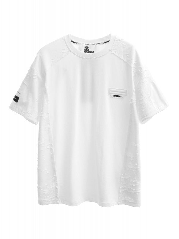 MW082020494 t-shirt con rotture mwm