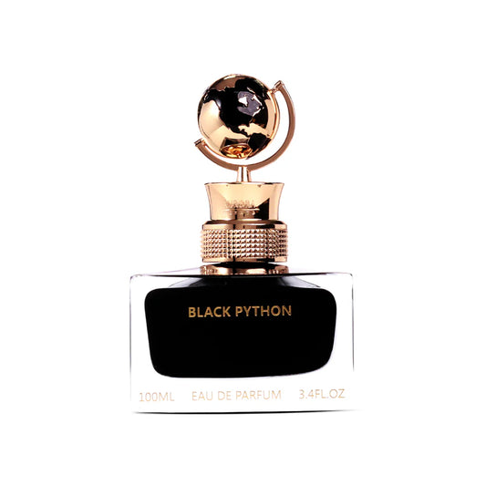 profumo eau de pafrum unisex black python aurora scents globe