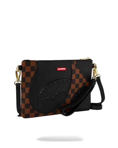 JETSTREAM BROWN CROSSOVER CLUTCH