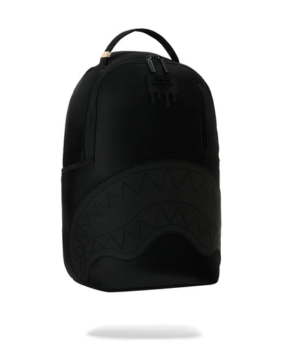 SHARK CENTRAL BLACKED OUT EMBOSSED NYLON BACKPACK