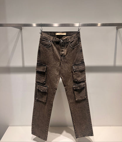 Denim cargo sabbiato