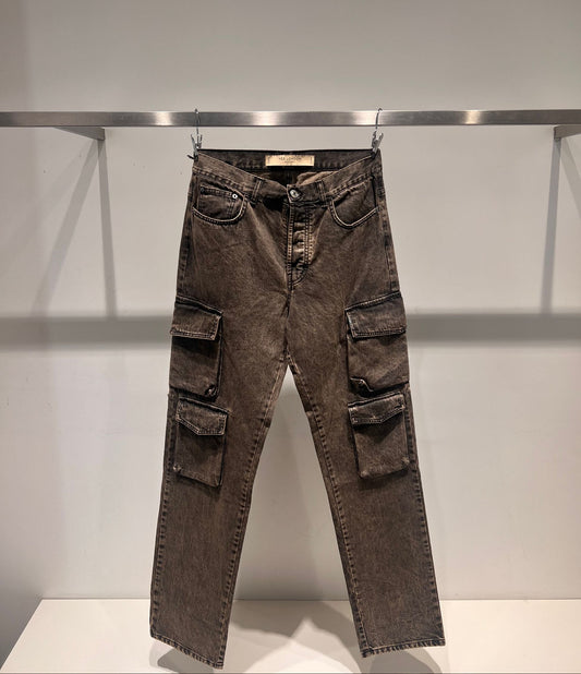 Denim cargo sabbiato