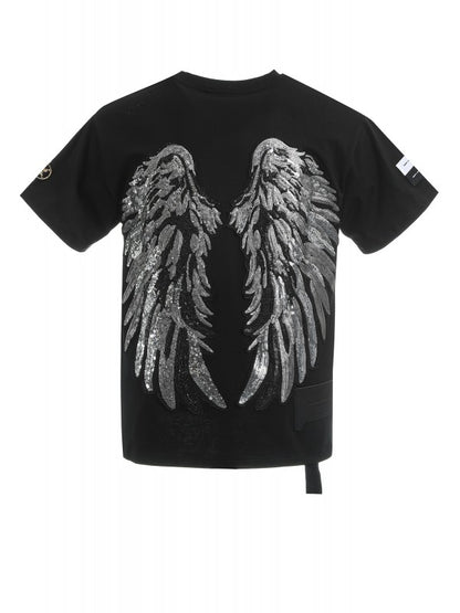 MW082020624 t-shirt con patch e collana mwm
