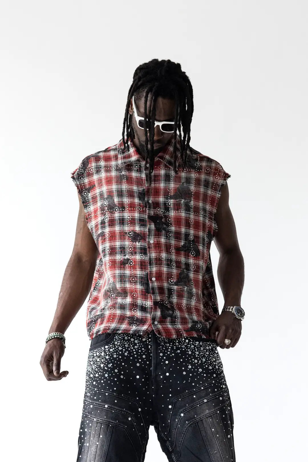 CAMICIA SMANICATA RED