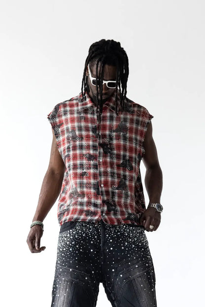 CAMICIA SMANICATA RED