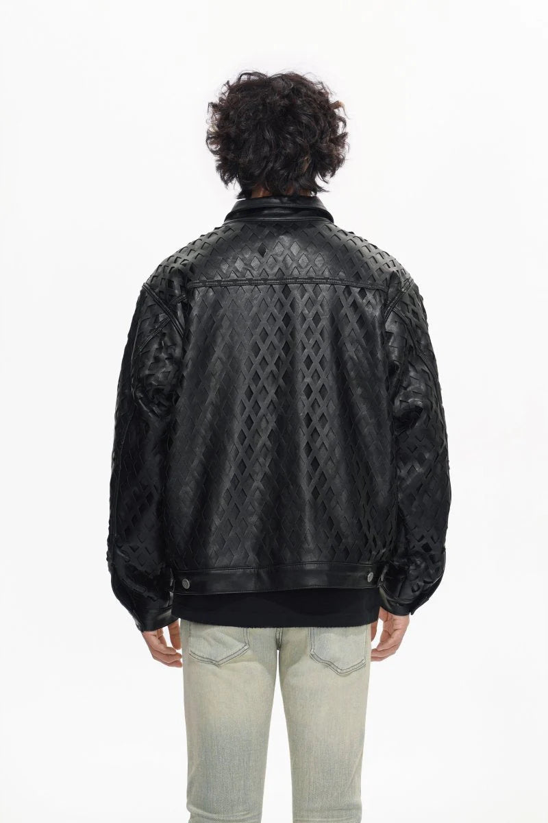 AGGAR BLACK LEATHER