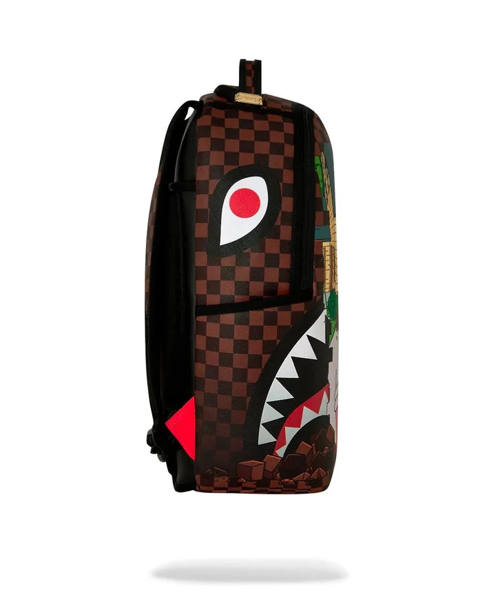 FAMILY GUY PETER FALLING THROUGH WALL BACKPACK