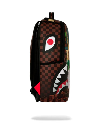 FAMILY GUY PETER FALLING THROUGH WALL BACKPACK