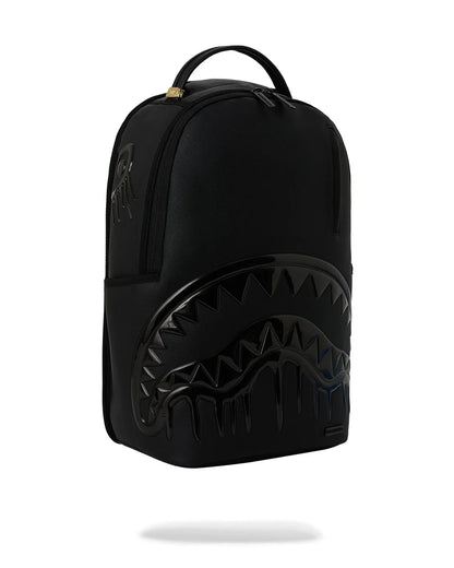 BLACKED OUT METALLIC DRIP BACKPACK