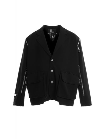 Giacca oversize con zip