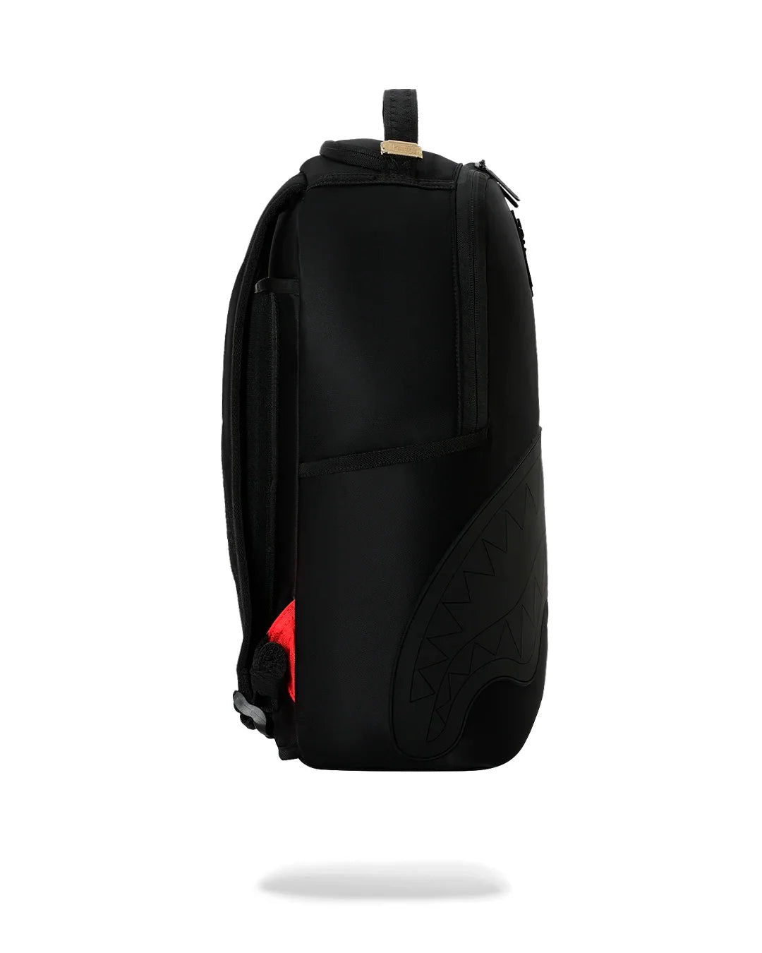 SHARK CENTRAL BLACKED OUT EMBOSSED NYLON BACKPACK