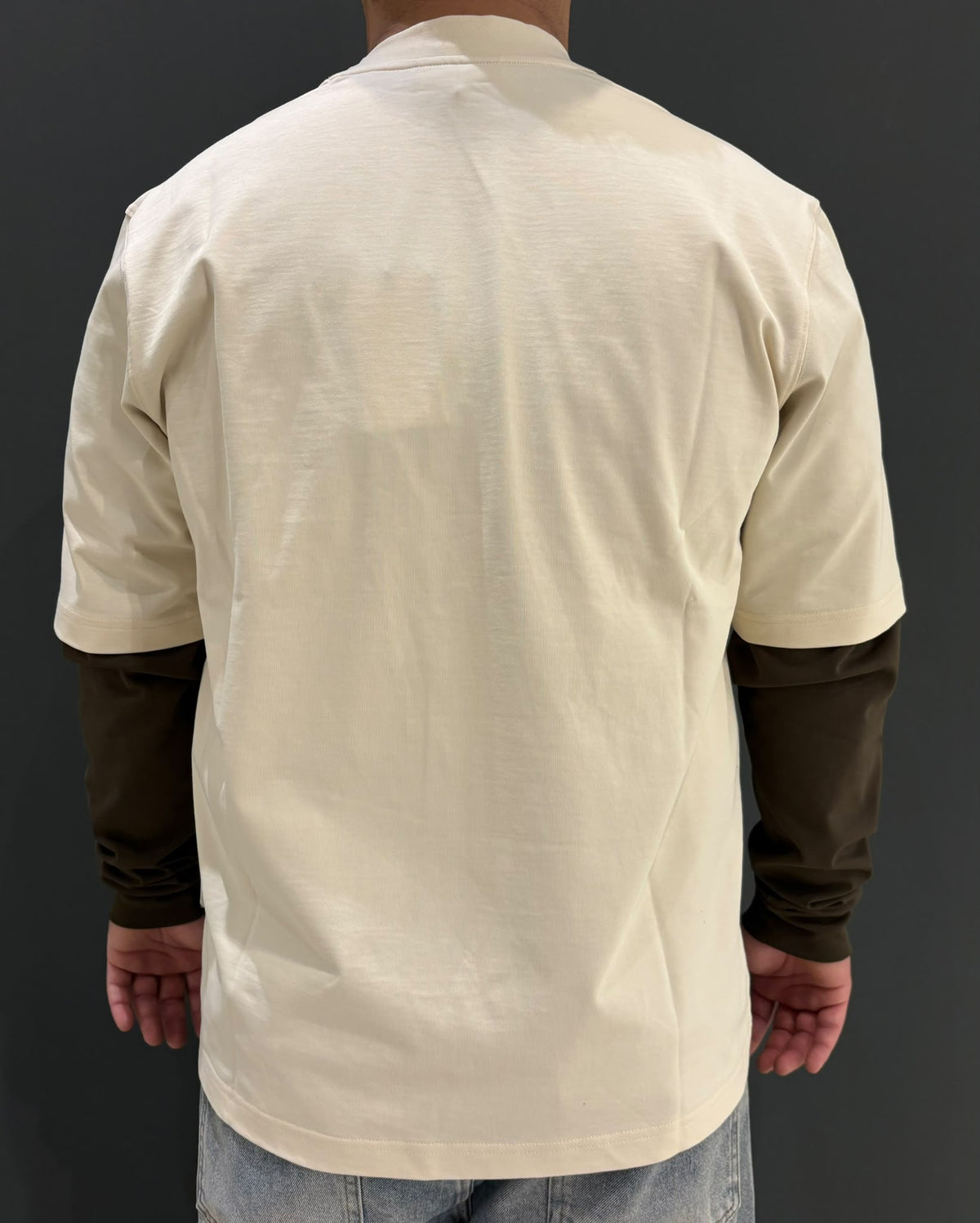 T-SHIRT MANICA DOPPIATA