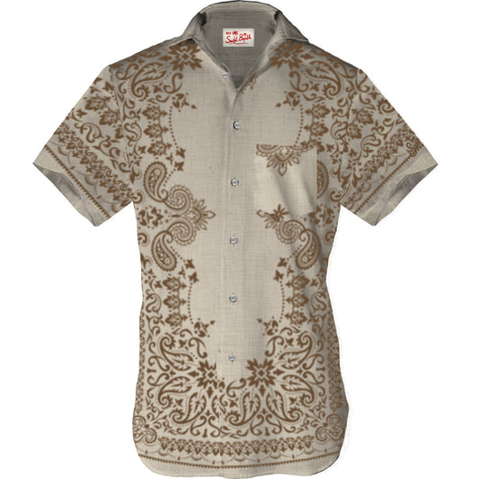 LINEN BANDANNA PAISLEY 11