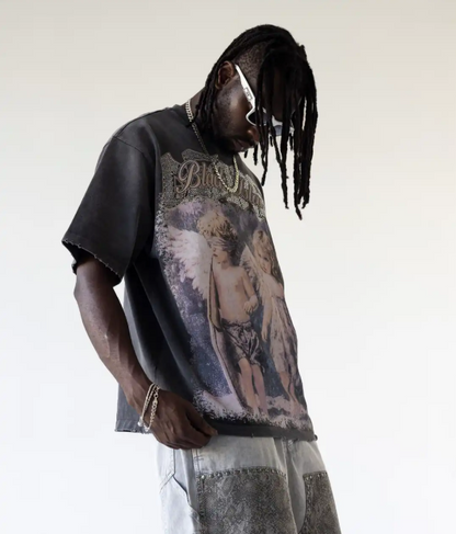 SHIRT LAVATA STAMPA ANGELI
