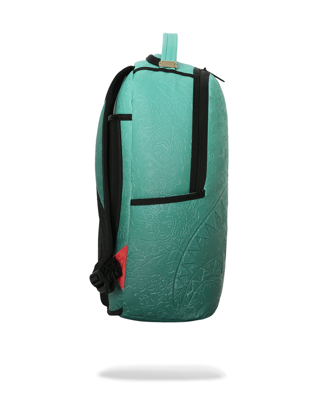 TURQUOISE DOODLE EMBOSS BACKPACK