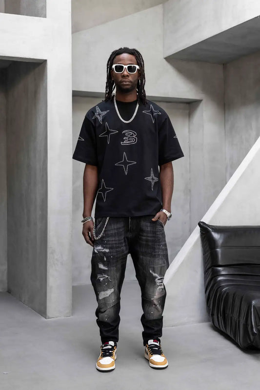 T-SHIRT B STRASS