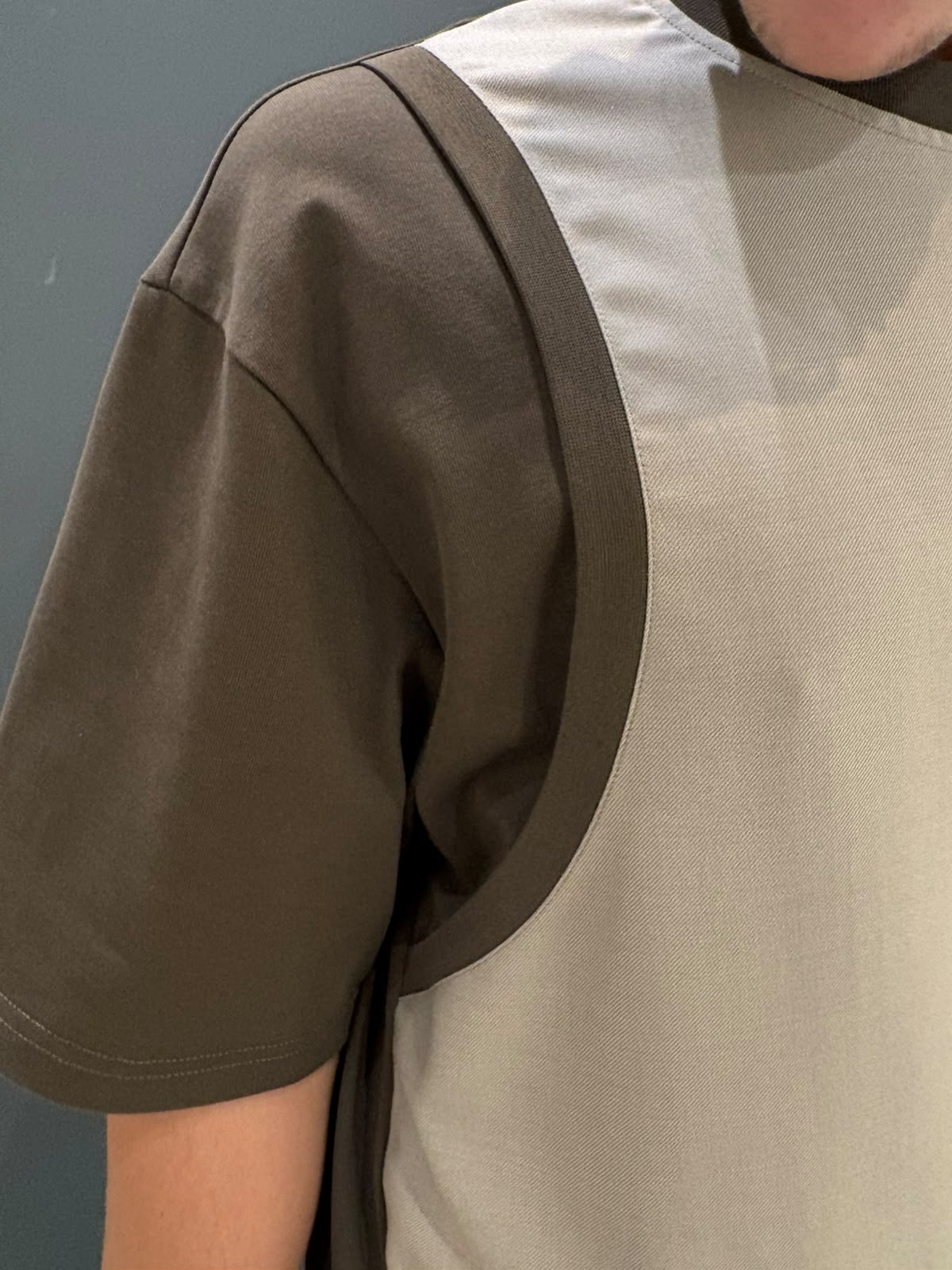 shirt effetto canotta