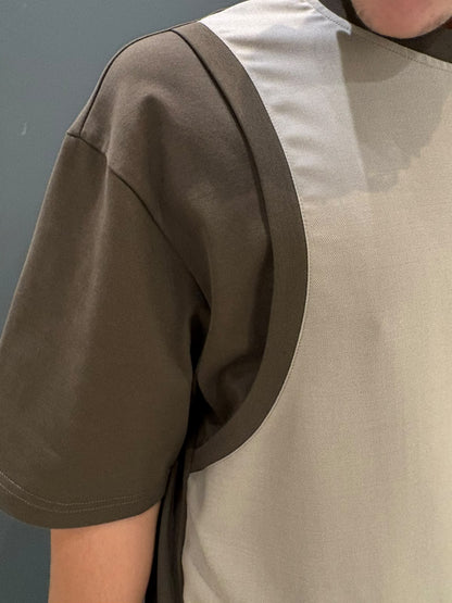 shirt effetto canotta