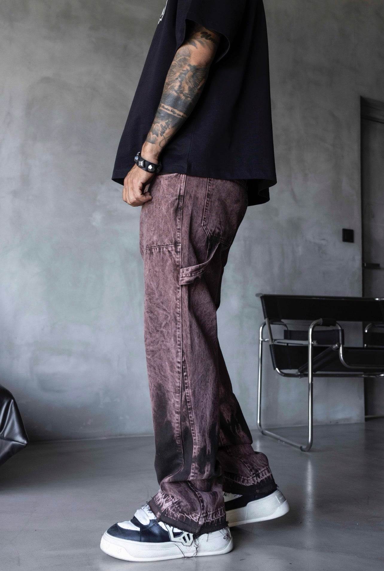 denim sfumato marrone