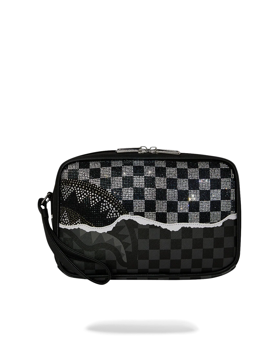 GOLD DIAMOND TEAR TOILETRY BAG