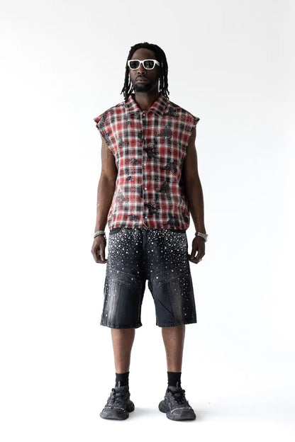 CAMICIA SMANICATA RED