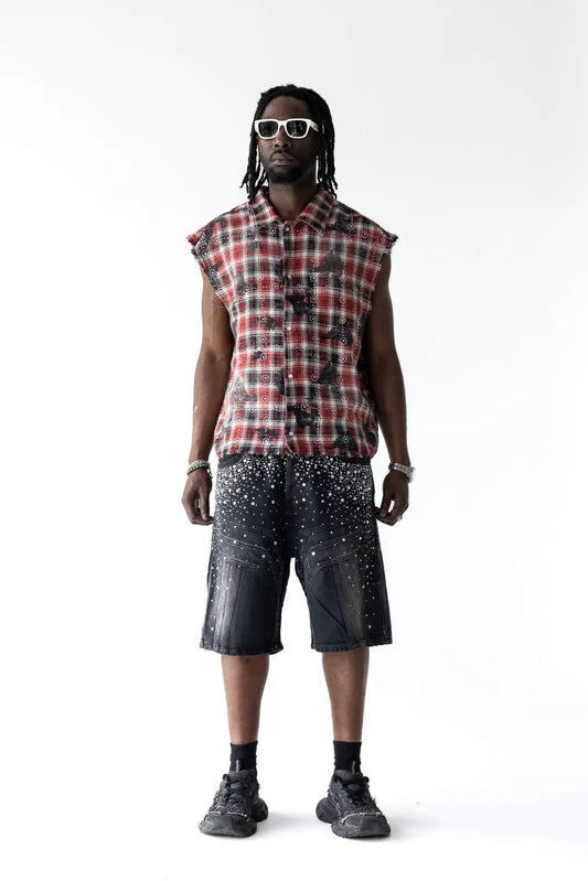 CAMICIA SMANICATA RED