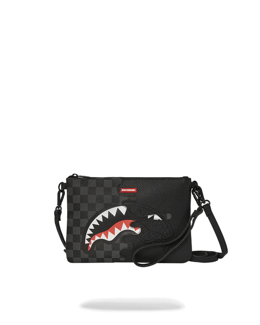 910B7479NSZ Unfinished Shark Pouchette sprayground