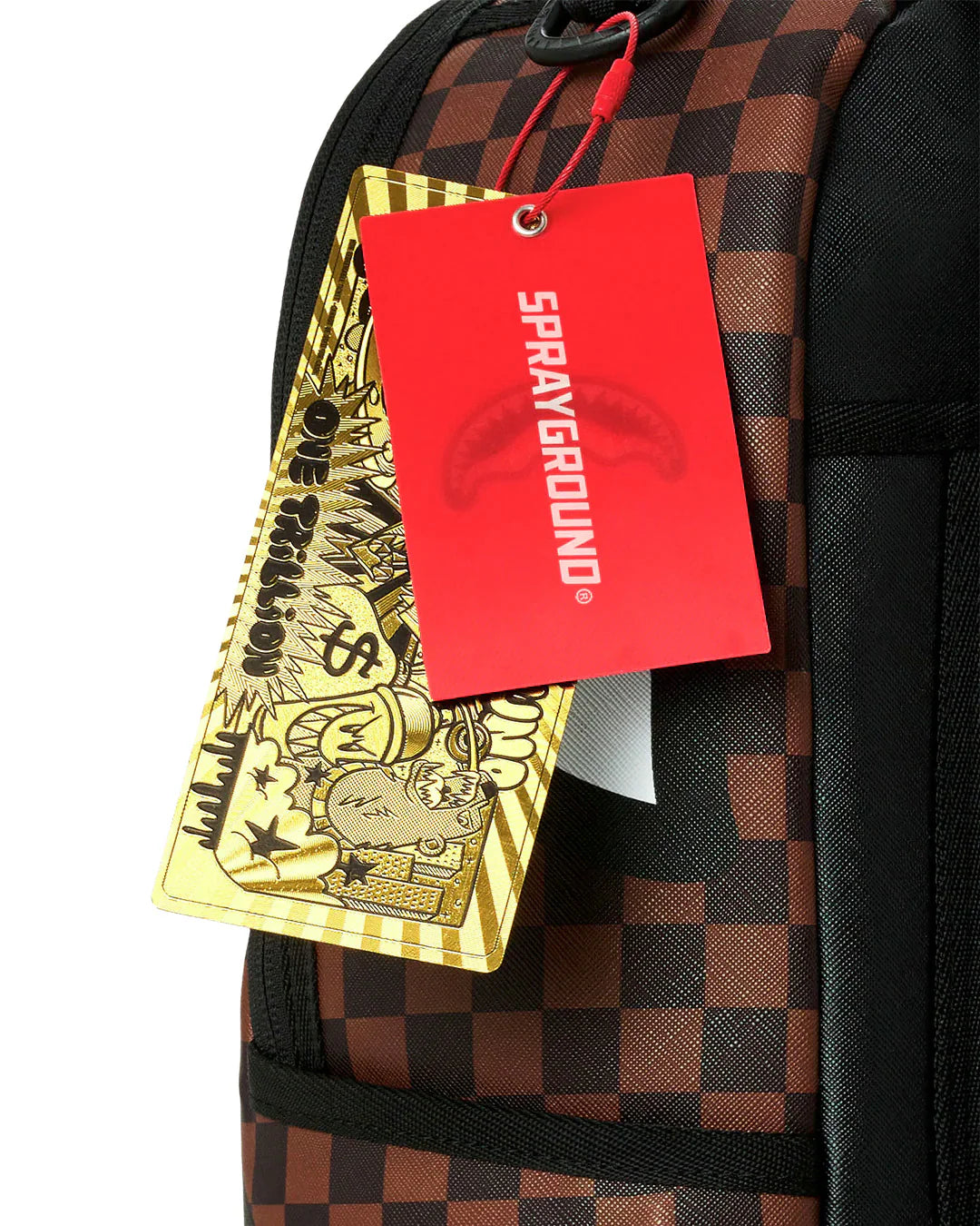 SHARKS IN PARIS GOLD DRIP BACKPACK